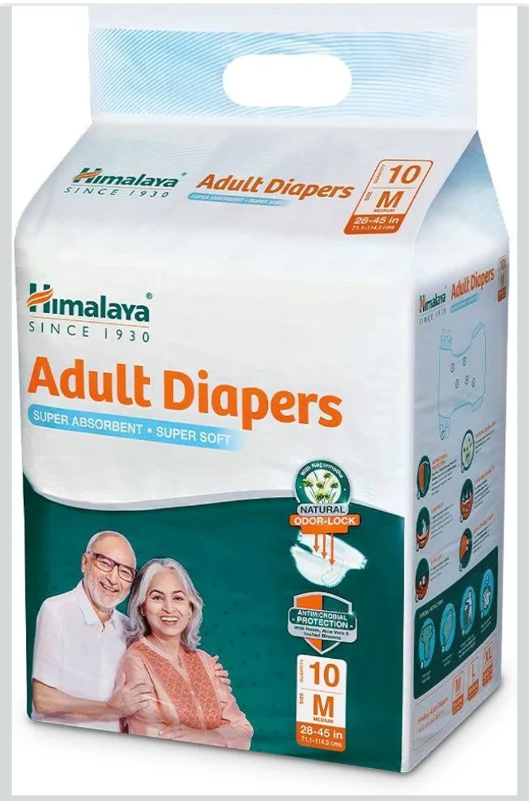 himalaya adult diapers m 10