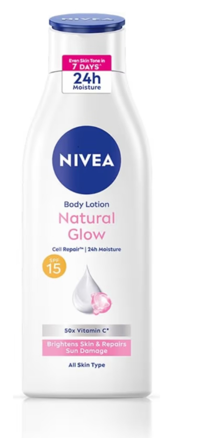 nivea natural glow body lotion 75ml
